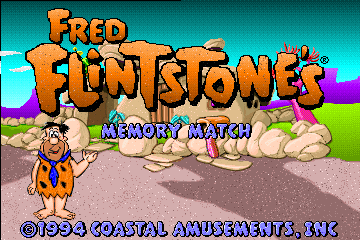 Fred Flintstones' Memory Match (World, Ticket version, 3+17+95)